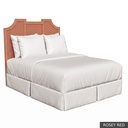[SIG: NantK] Nantucket King Headboard / Rosey Red + Gold