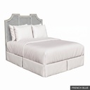 [SIG: NantK] Nantucket King Headboard / French Blue + Gold