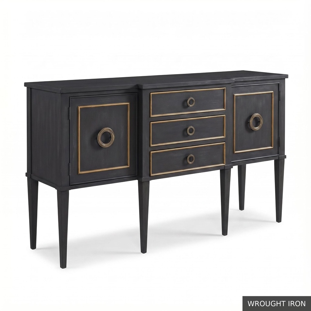 [EUR: NewP] Newport Server     / Wrought Iron + Gold