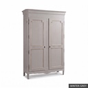 [EUR: Madi] Madison Display Cabinet   / Winter Grey + Gold