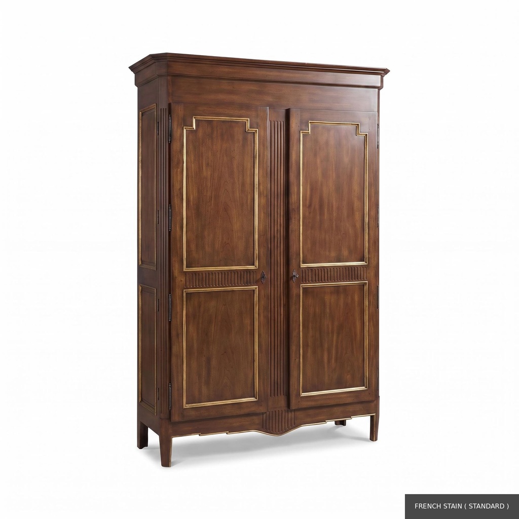 [EUR: Madi] Madison Display Cabinet   / French Stain ( Standard ) + Gold