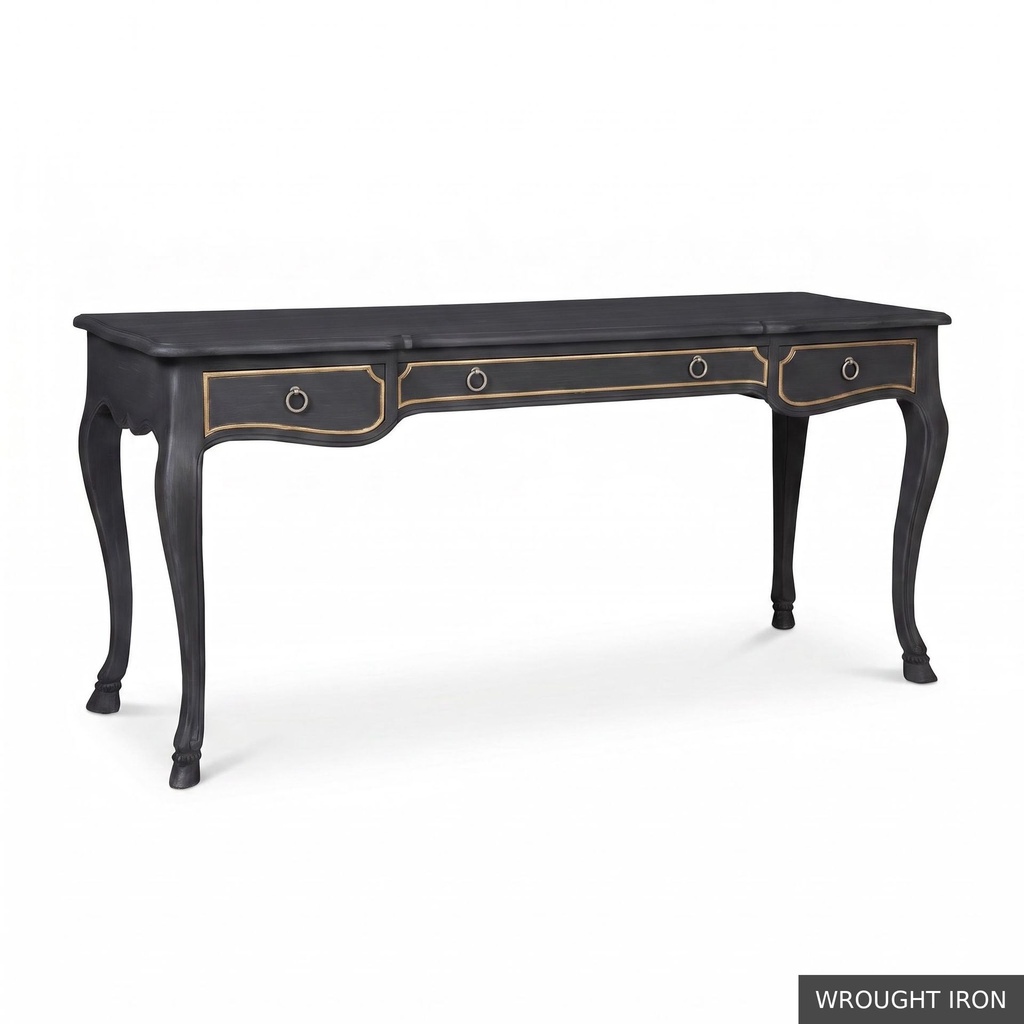 [EUR: Orle] Orleans Desk / Wrought Iron + Gold