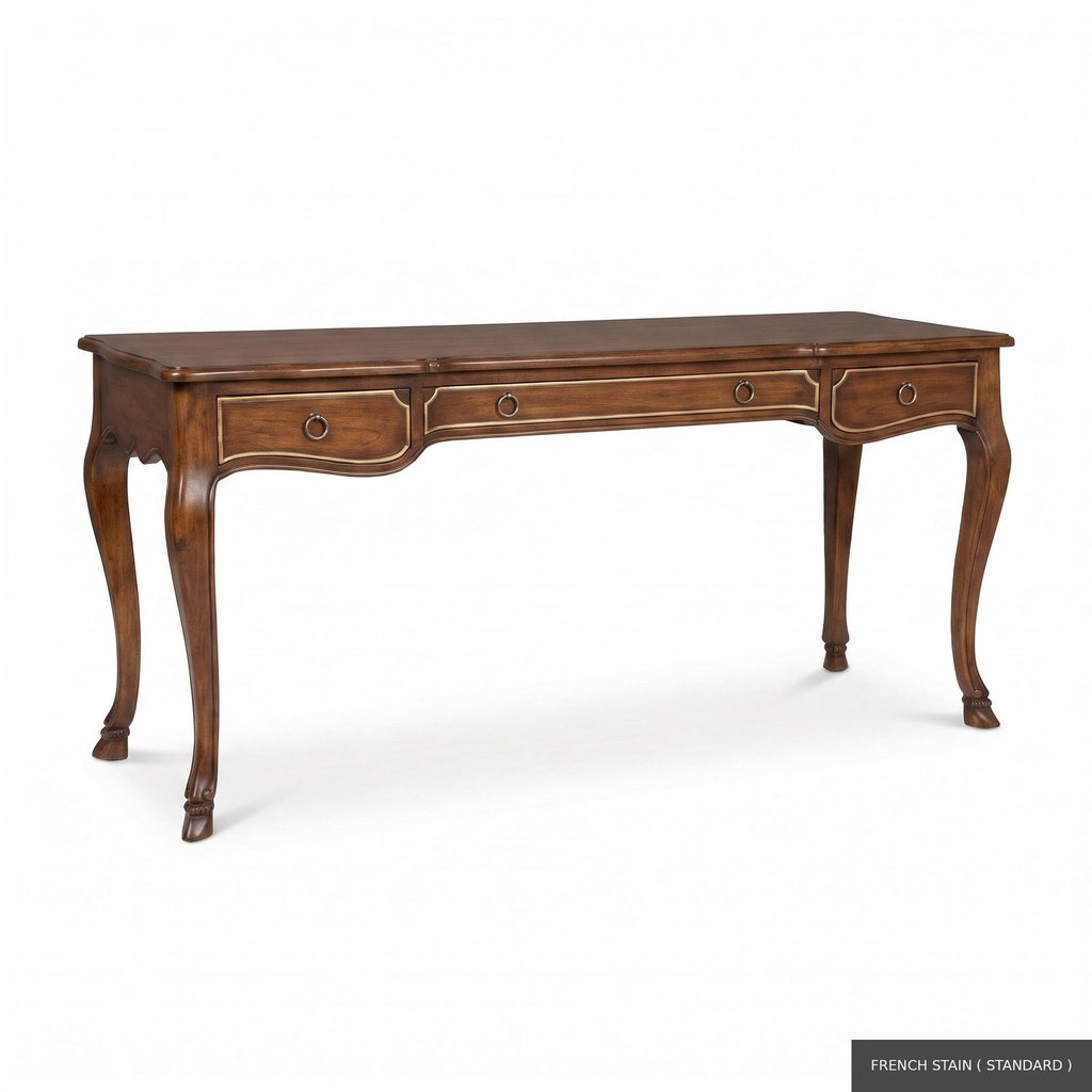 [EUR: Orle] Orleans Desk / French Stain ( Standard ) + Gold