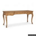 [EUR: Orle] Orleans Desk / Antique Pine Stain + Gold