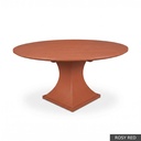 Libby Dining Table - 48" / Rosy Red