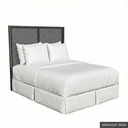 [EUR: RegeQHB] Regent - Queen Headboard / Wrought Iron + Gold