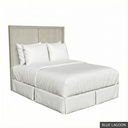 [EUR: RegeQHB] Regent - Queen Headboard / Blue Lagoon + Gold