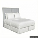 [EUR: RegeQHB] Regent - Queen Headboard / French Blue + Gold