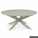 [EUR: Pear-60] Pearl Dining Table - 60"     / Blue Lagoon