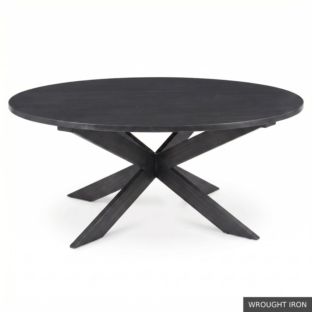 [EUR: Pear-60] Pearl Dining Table - 60"     / Wrought Iron