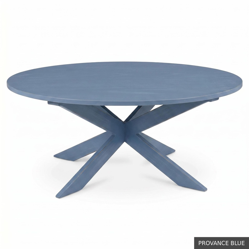 [EUR: Pear-60] Pearl Dining Table - 60"     / Provance Blue