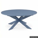 [EUR: Pear-60] Pearl Dining Table - 60"     / Provance Blue