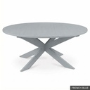[EUR: Pear-60] Pearl Dining Table - 60"     / French Blue
