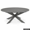 [EUR: Pear-72] Pearl Dining Table - 72" / Charcoal