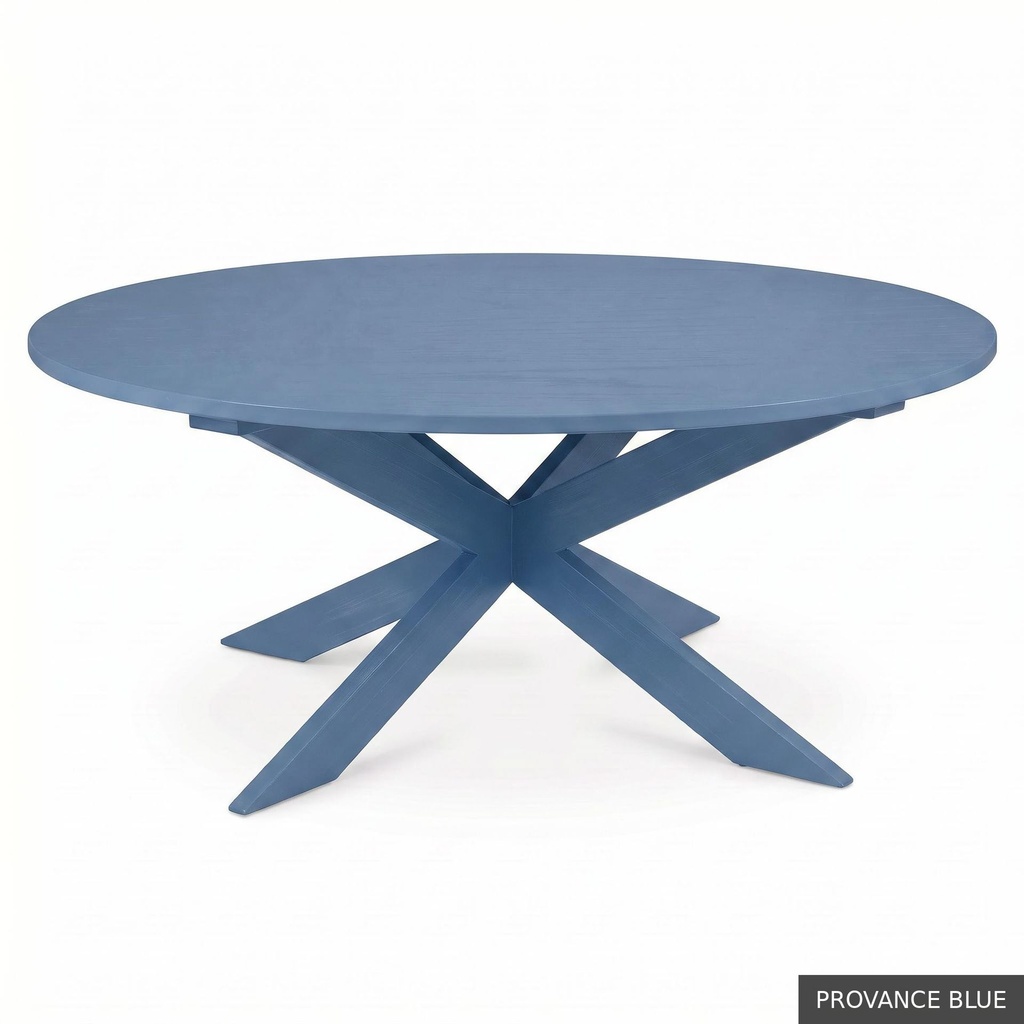 [EUR: Pear-72] Pearl Dining Table - 72" / Provance Blue