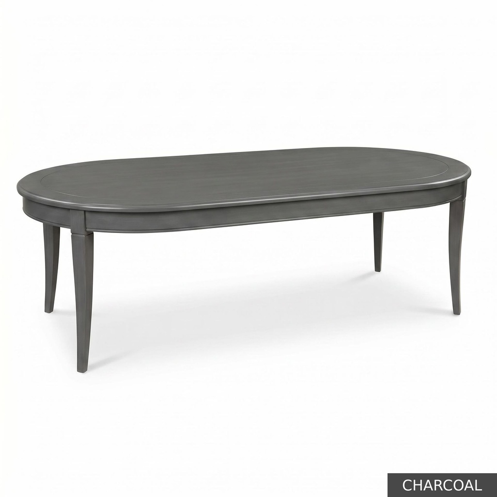 [SIG: Rams-84] Ramsey Dining Table 84"   / Charcoal + NO Accent Colour Required