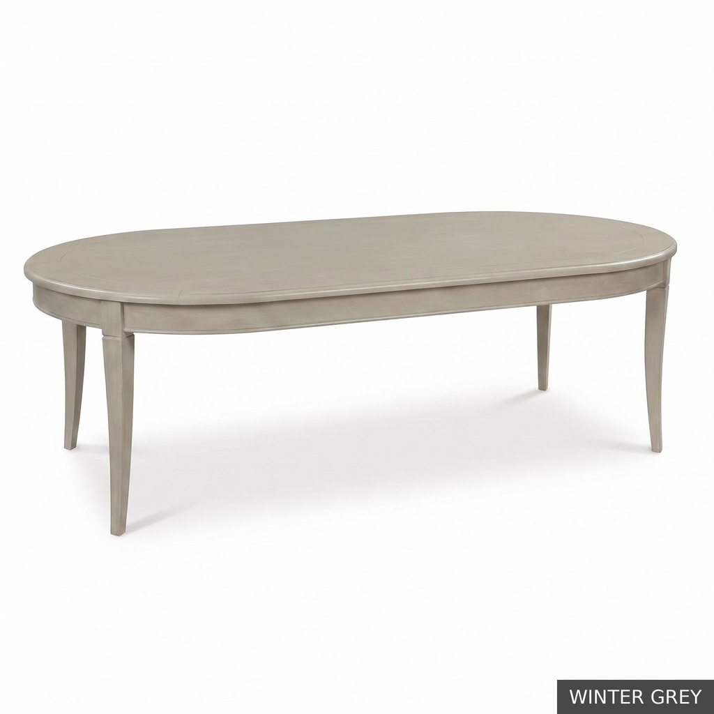 [SIG: Rams-84] Ramsey Dining Table 84"   / Winter Grey + NO Accent Colour Required