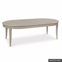 [SIG: Rams-84] Ramsey Dining Table 84"   / Winter Grey + NO Accent Colour Required