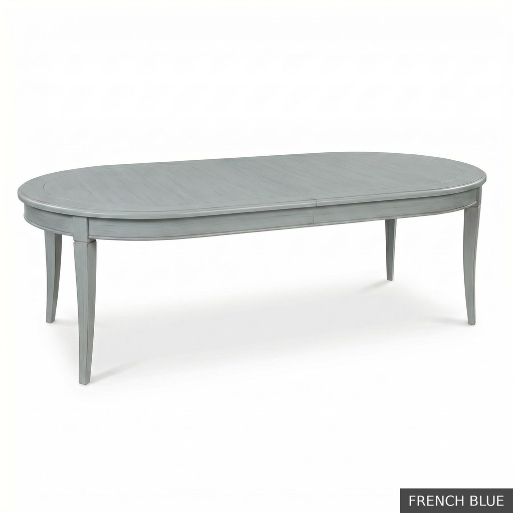 [SIG: Rams-84] Ramsey Dining Table 84"   / French Blue + NO Accent Colour Required