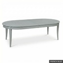 [SIG: Rams-84] Ramsey Dining Table 84"   / French Blue + NO Accent Colour Required