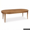 [SIG: Rams-84] Ramsey Dining Table 84"   / Antique Pine Stain + NO Accent Colour Required