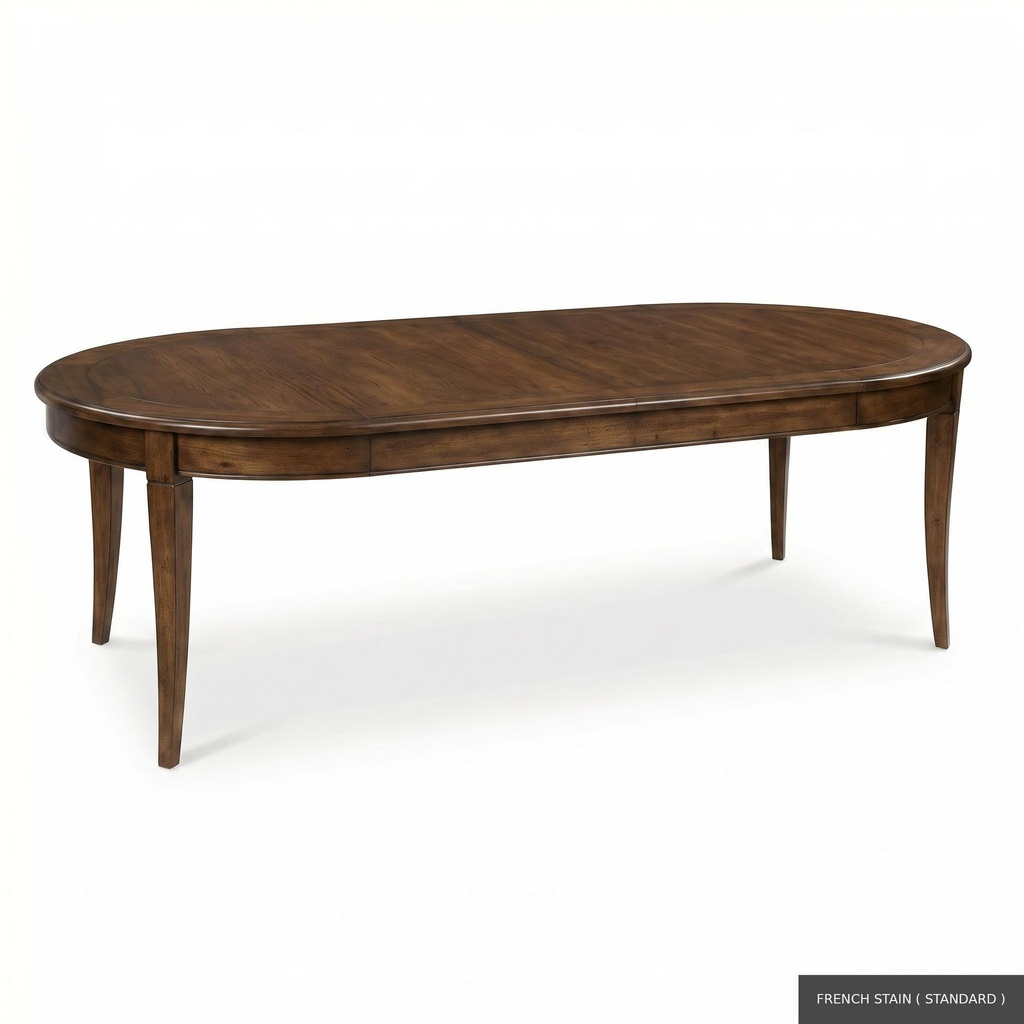 [SIG: Rams-84] Ramsey Dining Table 84"   / French Stain ( Standard ) + NO Accent Colour Required