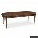 [SIG: Rams-84] Ramsey Dining Table 84"   / French Stain ( Standard ) + NO Accent Colour Required
