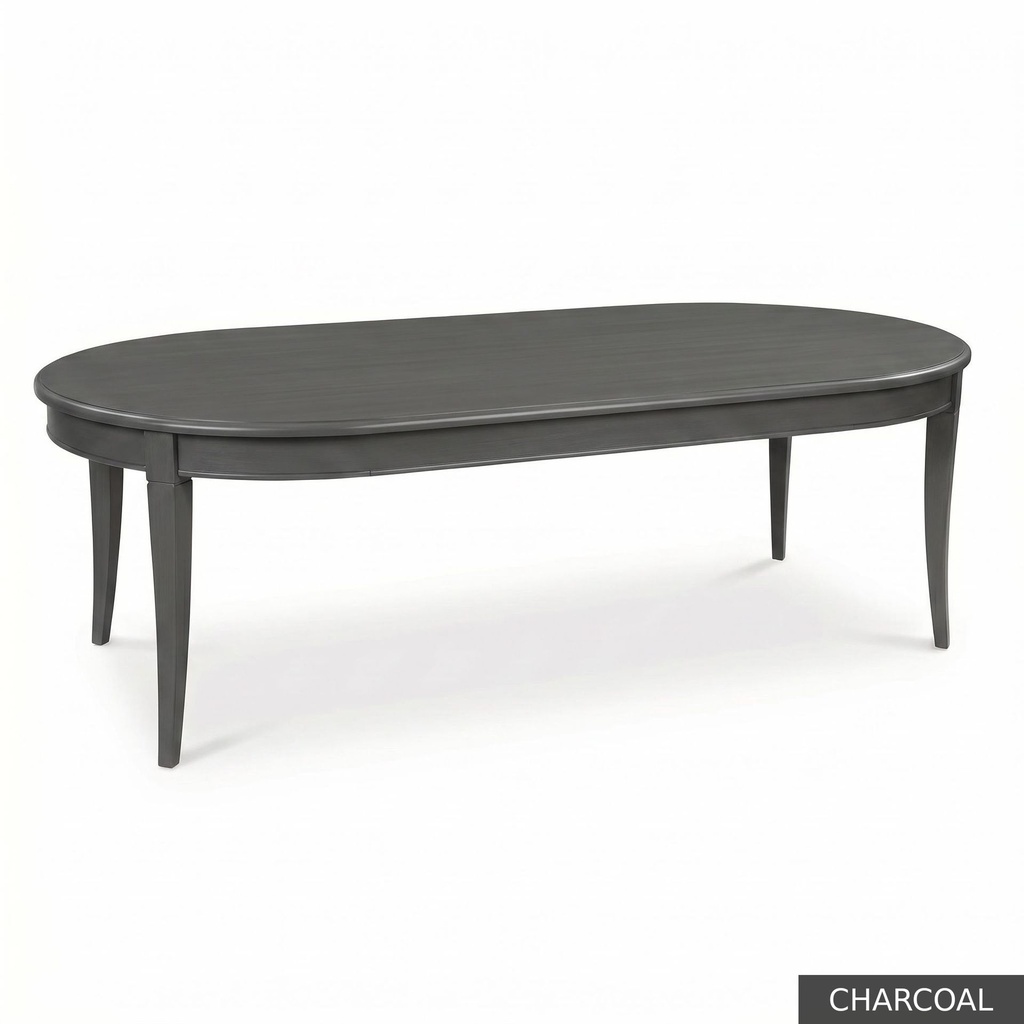 [SIG: Rams-96] Ramsey Dining Table 96"  / Charcoal + NO Accent Colour Required