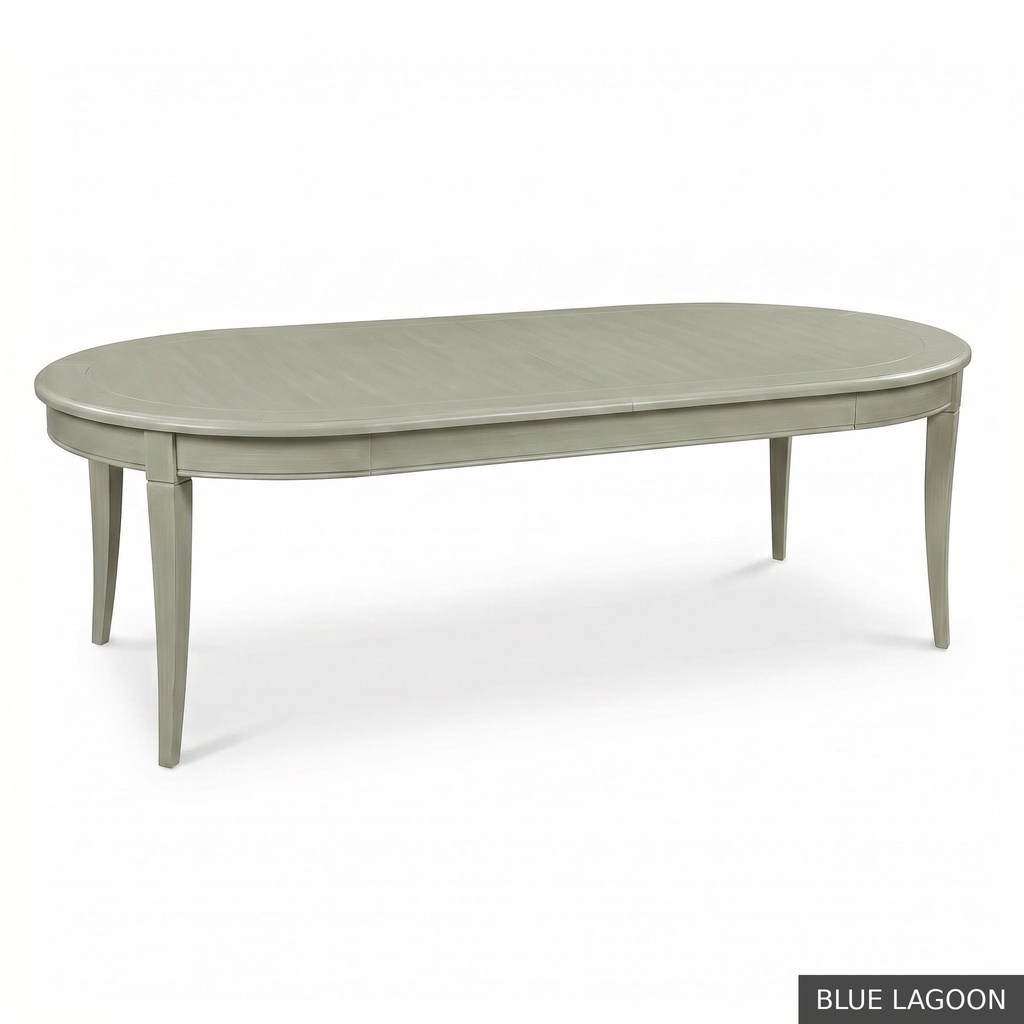 [SIG: Rams-96] Ramsey Dining Table 96"  / Blue Lagoon + NO Accent Colour Required