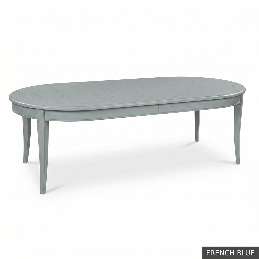 [SIG: Rams-96] Ramsey Dining Table 96"  / French Blue + NO Accent Colour Required
