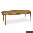 [SIG: Rams-96] Ramsey Dining Table 96"  / Antique Pine Stain + NO Accent Colour Required
