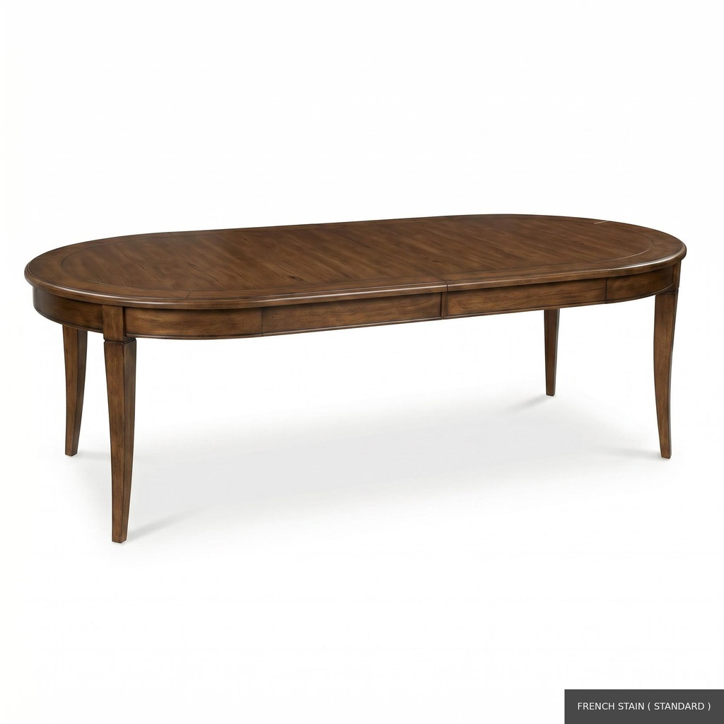 [SIG: Rams-96] Ramsey Dining Table 96"  / French Stain ( Standard ) + NO Accent Colour Required