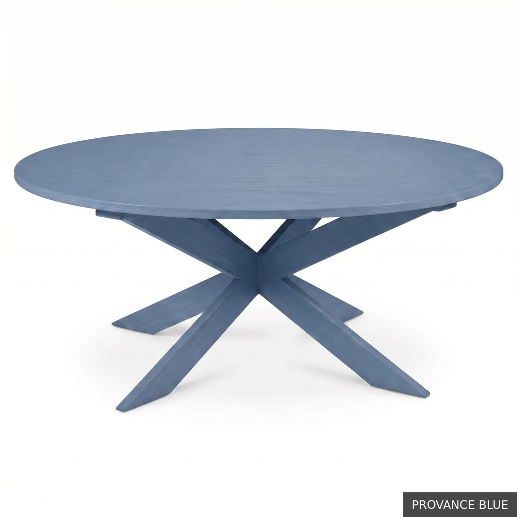 [EUR: Pear-54] Pearl Dining Table - 54"    / Provance Blue