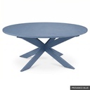 [EUR: Pear-54] Pearl Dining Table - 54"    / Provance Blue