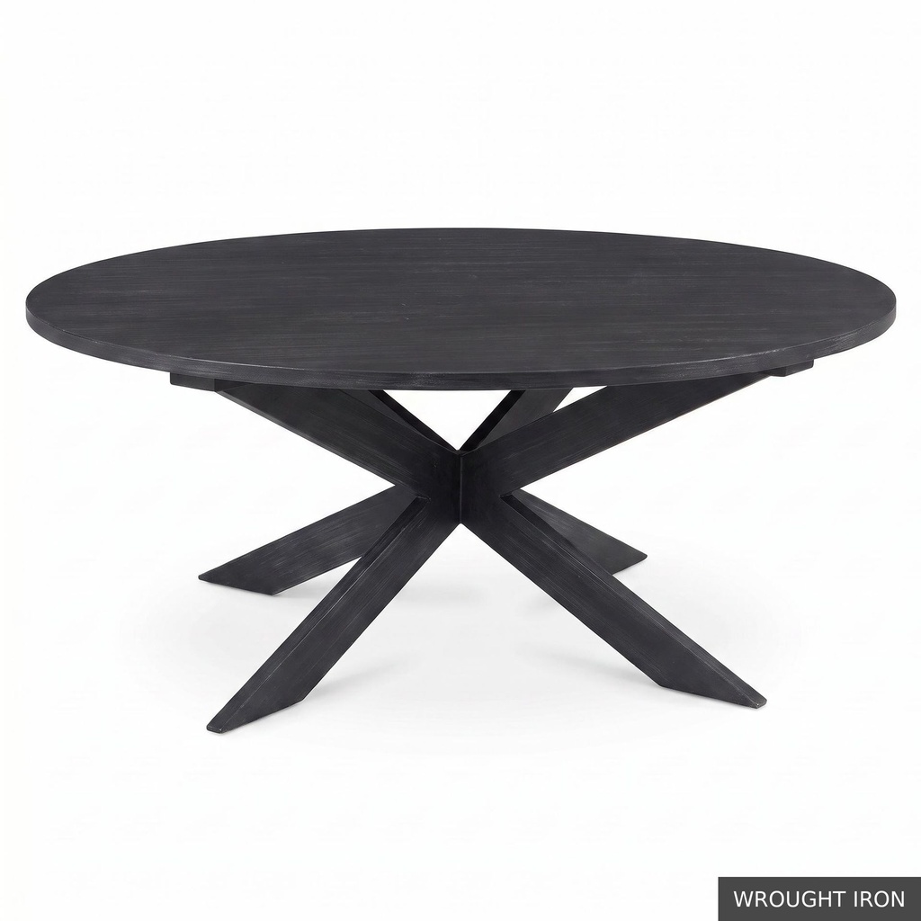 [EUR: Pear-54] Pearl Dining Table - 54"    / Wrought Iron
