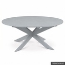 [EUR: Pear-54] Pearl Dining Table - 54"    / French Blue