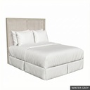 [EUR: RegeKHB] Regent - King Headboard  / Winter Grey + Gold