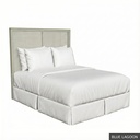 [EUR: RegeKHB] Regent - King Headboard  / Blue Lagoon + Gold