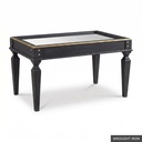 [EUR: Reyn] Reynolds Cocktail Table  / Wrought Iron + Gold