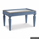 [EUR: Reyn] Reynolds Cocktail Table  / Provance Blue + Gold