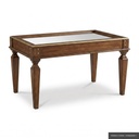 [EUR: Reyn] Reynolds Cocktail Table  / French Stain ( Standard ) + Gold