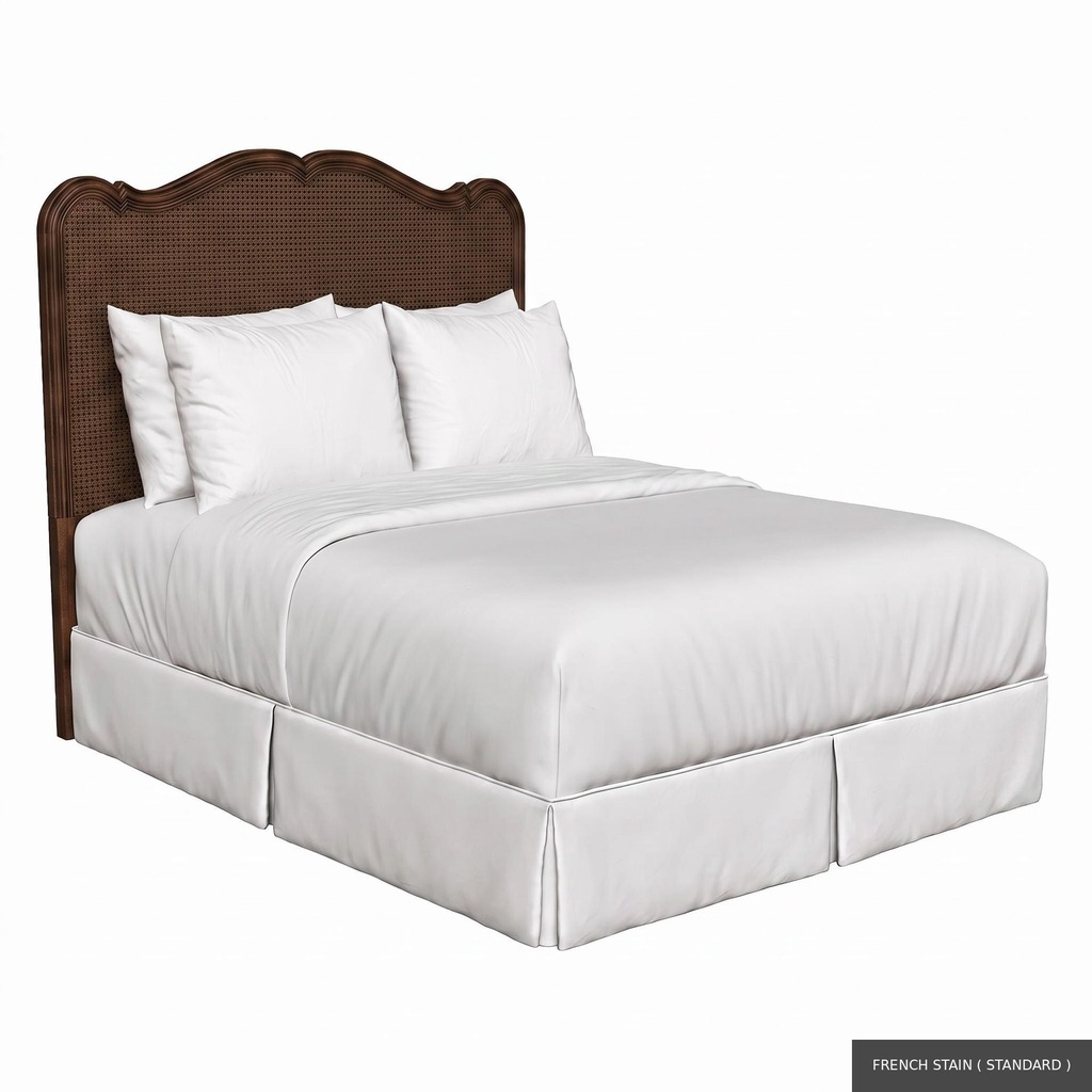 [EUR: RueKHB] Rue - King Headboard / French Stain ( Standard )
