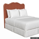 [EUR: RueQHB] Rue - Queen Headboard   / Rosey Red