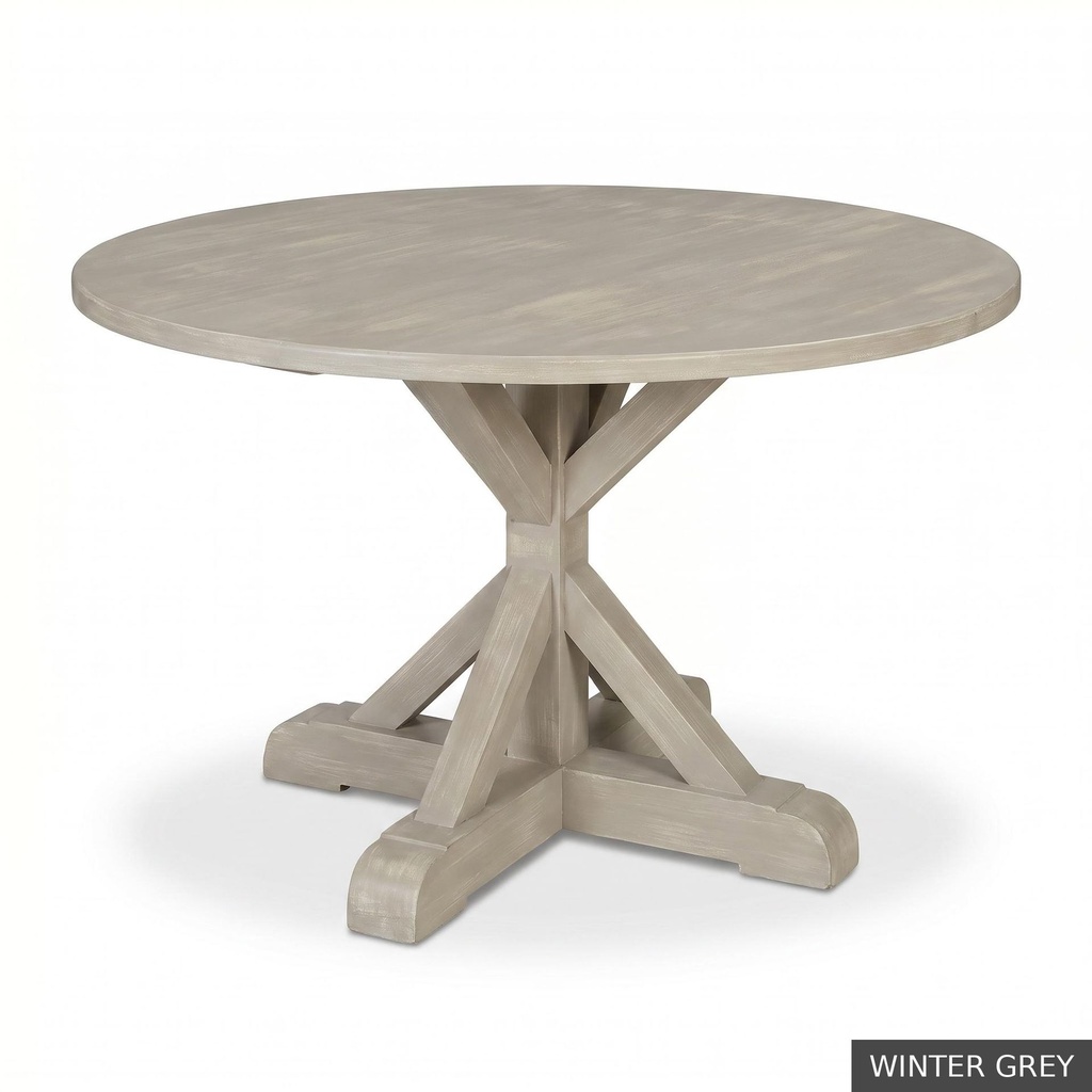 [EUR: Scar-48] Scarbrough Dining Table - 48"  / Winter Grey