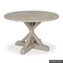 [EUR: Scar-48] Scarbrough Dining Table - 48"  / Winter Grey