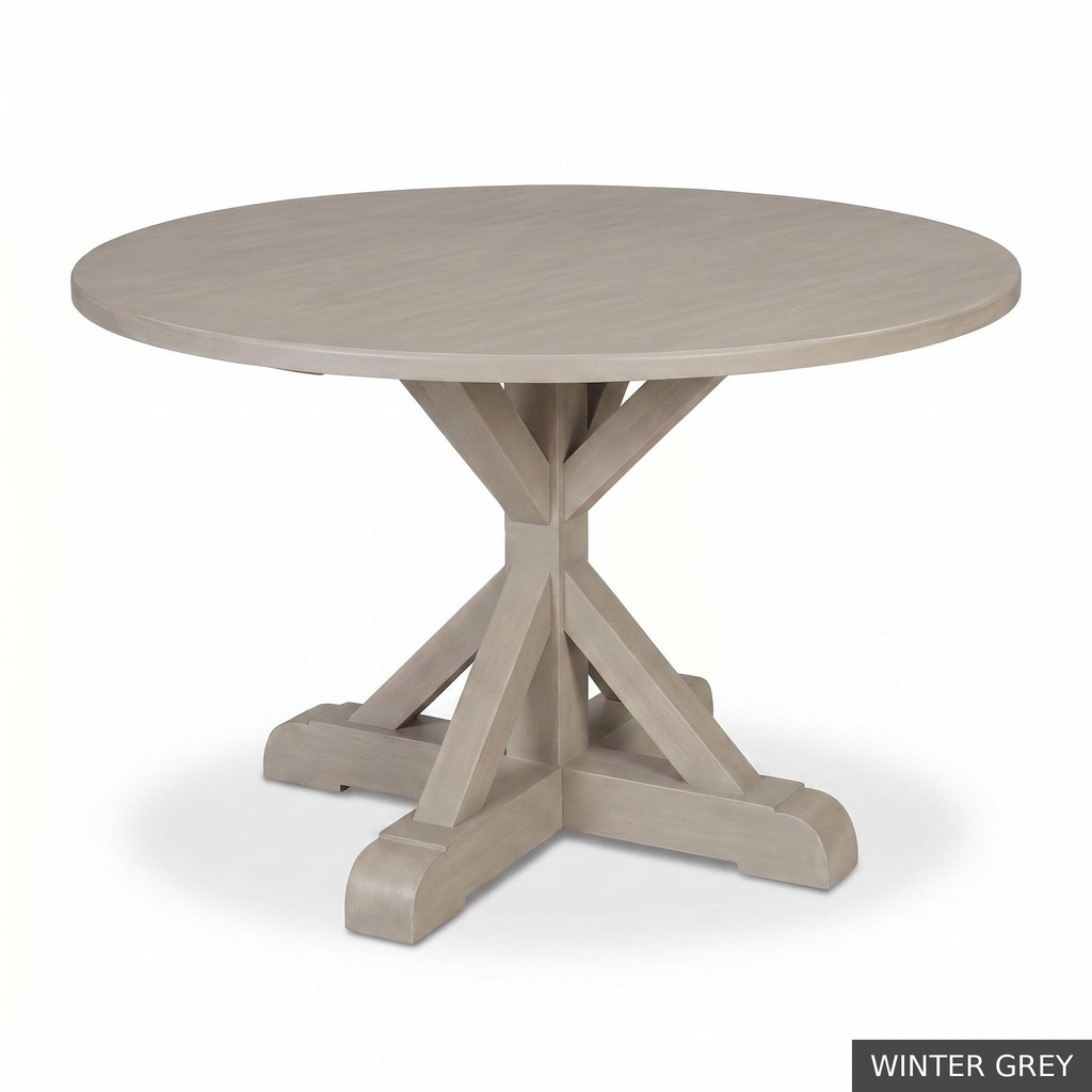 [EUR: Scar-48] Scarbrough Dining Table - 48"  / Winter Grey