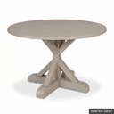 [EUR: Scar-48] Scarbrough Dining Table - 48"  / Winter Grey
