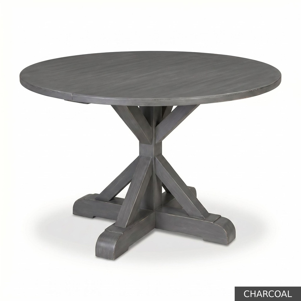 [EUR: Scar-48] Scarbrough Dining Table - 48"  / Charcoal