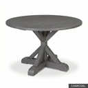 [EUR: Scar-48] Scarbrough Dining Table - 48"  / Charcoal
