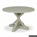 [EUR: Scar-48] Scarbrough Dining Table - 48"  / Blue Lagoon